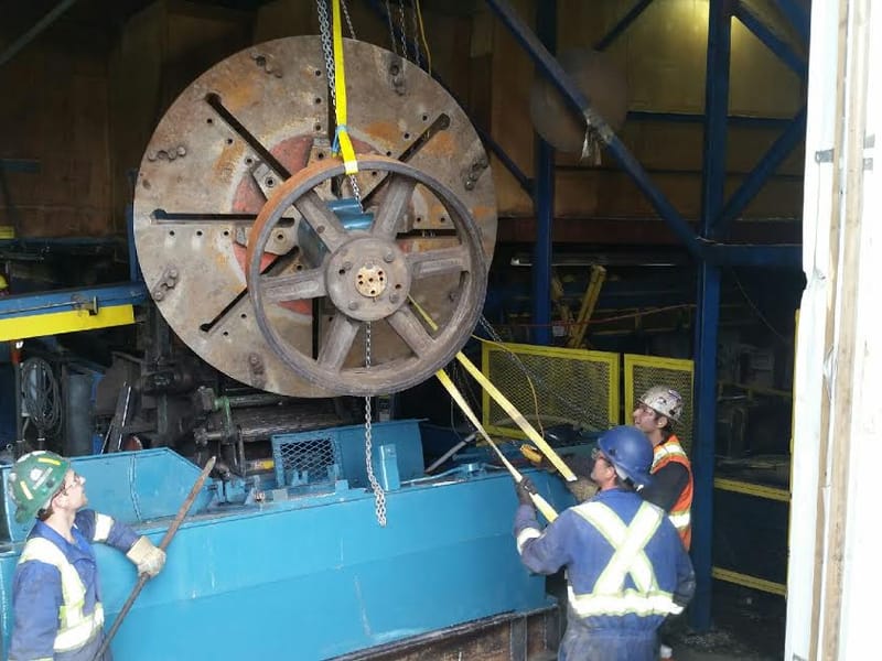 Large-component machining