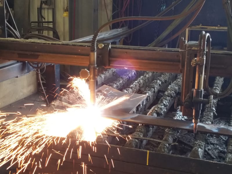 Plasma profile cutting